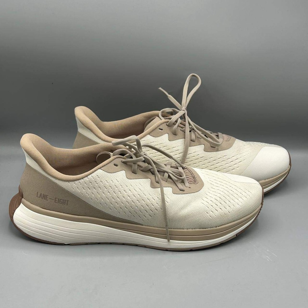 Lane Eight Trainer AD Running Shoes Men 11 Beige Tan RT2102 Sneakers‎